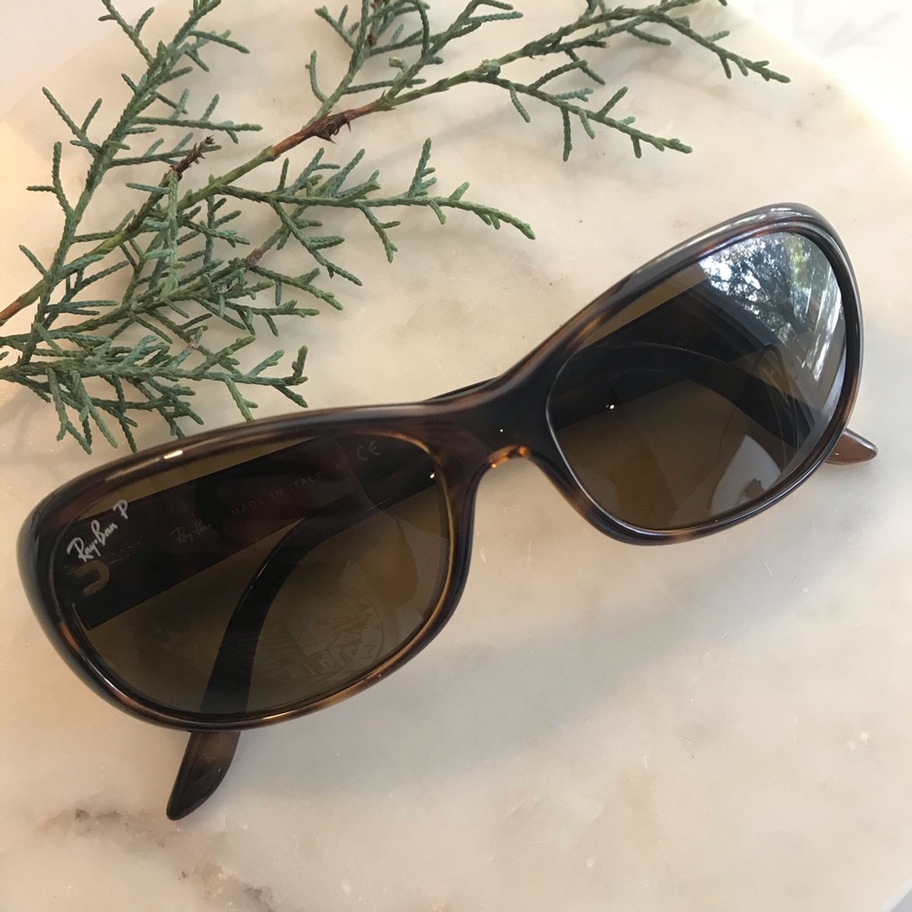 Ray-Ban Tortoise Polarized Sunglasses RB4061